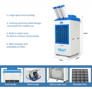 36000BTU Portable Industrial Air conditioner YDH-6500