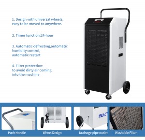 138L/D Europe hot selling R410a Commercial Dehumidifier Industrial FDH-2138BE