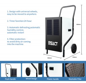 55L portable dehumidifier industrial dehumidifier FDH-255BE-1