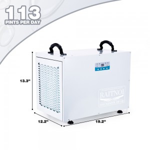 95Pint Portable crawl space dehumidifier with handle DH-70