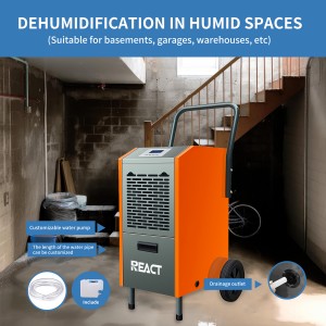 60L/D Commercial Dehumidifier Industrial Dehumidifier With Water Tankp FDH-260BE