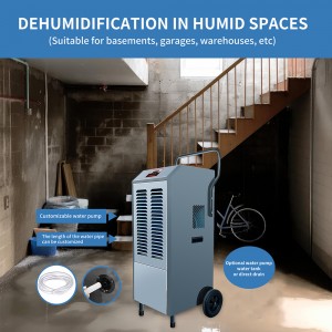 158L/D Commercial Dehumidifier Water Damage Restoration Industrial Dehumidifie FDH-2158BE