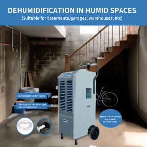 158L/D Commercial Dehumidifier Industrial Dehumidifier With Water Pump FDH-2158BE