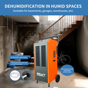 158L/D Commercial Dehumidifier Industrial Dehumidifier Orange FDH-2158BE