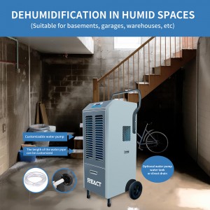 158L/D Commercial Dehumidifier Water Damage Restoration Industrial Dehumidifie FDH-2158BE