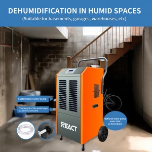 80L/D Hand Push Commercial Dehumidifier Popular in Europe FDH-280BE