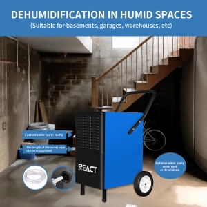 60L/D Portable design hand push air drying dehumidifier with CE FDH-260BS