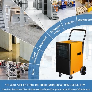 55L portable dehumidifier industrial dehumidifier machine for grow room FDH–255BS