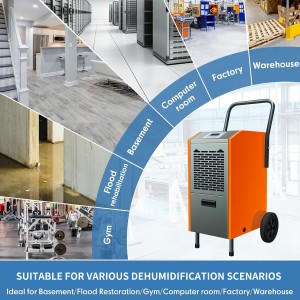 60L/D Commercial Dehumidifier Industrial Dehumidifier With Water Tankp FDH-260BE