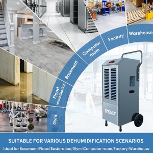 158L/D Commercial Dehumidifier Industrial Dehumidifier With Water Pump FDH-2158BE