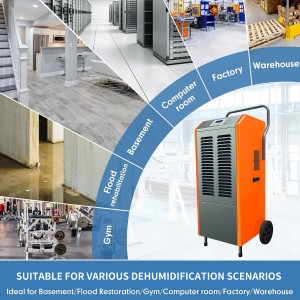 158L/D Commercial Dehumidifier Industrial Dehumidifier Orange FDH-2158BE