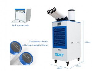 36000BTU/40000BTU cooling&heating portable industrial air conditione YDH-6500F