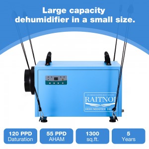 95Pint Portable crawl space dehumidifier with handle DH-70