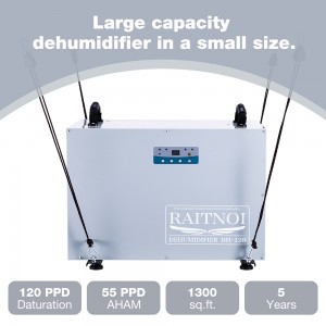 95Pint Portable crawl space dehumidifier with handle DH-70