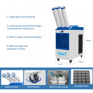 60000BTU Portable Industrial Air conditioner YDH-7500C