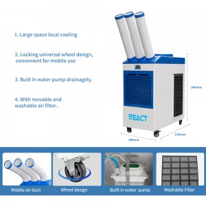 51000BTU Portable Industrial Air conditioner YDH-7000