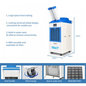 16000but /18000btu heat and cool Portable Industrial Air conditioner YDH-4500