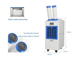 16000but /22000btu heat and cool  Portable Industrial Air conditioner YDH-4500C