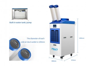 16000but /22000btu heat and cool  Portable Industrial Air conditioner YDH-4500C