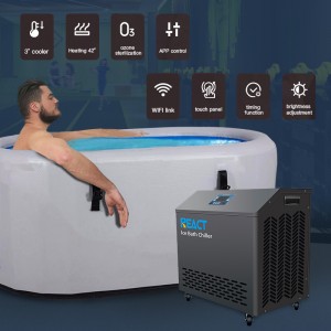 React Sport Recovery Equipment Water Chiller Ice Bath Machine Ice Tub Chiller Pod Chiller Water Cooled