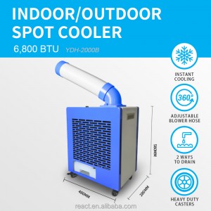 6800BTU Portable Air conditioner Spot Cooler YDH-2000B
