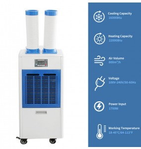 16000but /22000btu heat and cool  Portable Industrial Air conditioner YDH-4500C