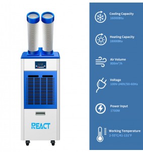 16000but /22000btu heat and cool  Portable Industrial Air conditioner YDH-4500C