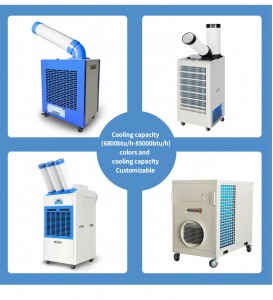 25000btu/33000btu Cooling&Heating Portable Industrial Air Conditioner YDH-5500C