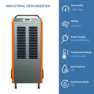 158L/D Commercial Dehumidifier Industrial Dehumidifier Orange FDH-2158BE