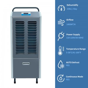 158L/D Commercial Dehumidifier Industrial Dehumidifier With Water Pump FDH-2158BE